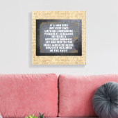 Anderer Drummer — Leinwand Art Print (Insitu (Wohnzimmer))