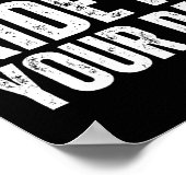 Anderer Fahrer ist dein Vater Poster (Ecke)