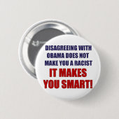 Anderer Meinung sein mit Obama Button (Vorne & Hinten)