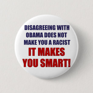 Anderer Meinung sein mit Obama Button