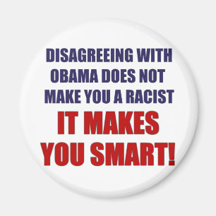 Anderer Meinung sein mit Obama Magnet