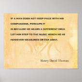 Anderes Drummer-Zitat Poster (Vorne)