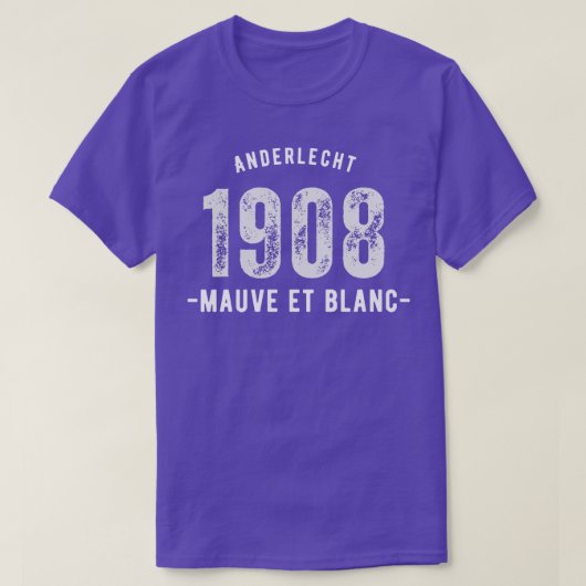 Anderlecht 1908 T-Shirt (Design vorne)