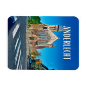 Anderlecht Belgien Foto Vintage Magnet (Horizontal)
