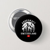 Andermatt Schweiz Skigebiet Alpen Skipass Button (Vorne & Hinten)
