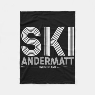 Andermatt Ski Resort Schweizer Alpen Skifahren Sch Fleecedecke