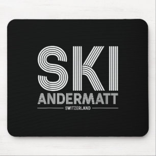 Andermatt Ski Resort Schweizer Alpen Skifahren Sch Mousepad