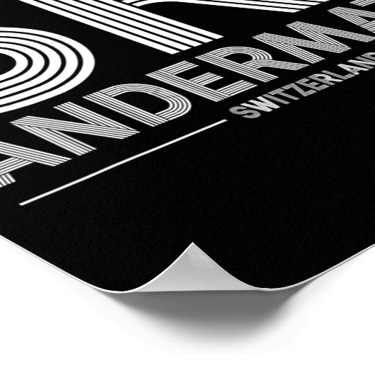 Andermatt Ski Resort Schweizer Alpen Skifahren Sch Poster (Ecke)