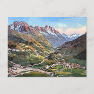 Andermatt, St. Gotthard 1924 Postkarte