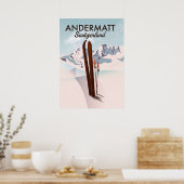 Andermatt Switzerland ski Poster (Küche)