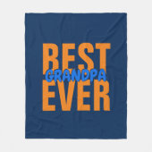 ÄNDERN ALLE BESTEN Text Großbuchstaben Wortname JE Fleecedecke (Vorderseite)