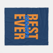 ÄNDERN ALLE BESTEN Text Großbuchstaben Wortname JE Fleecedecke (Vorderseite (Horizontal))