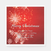 ÄNDERN ALLE Text Organisation Weihnachten Mittages Serviette (Vorderseite)