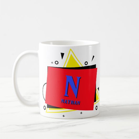 Ändern anfänglicher Geometrischer Layern des Namen Kaffeetasse (Links)