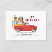 Ändern der Adresse, die ich übertragen habe Visitenkarte (Vorderseite)