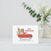 Ändern der Adresse, die ich übertragen habe Visitenkarte (Stehend Vorderseite)