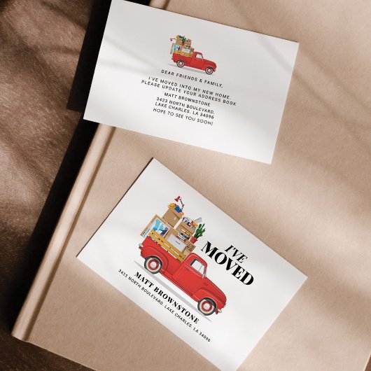 Ändern der Adresse, die ich übertragen habe Visitenkarte