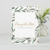 Ändern der Blattgrenze die Datumskarte Save The Date (Stehend Vorderseite)