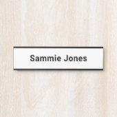 Ändern der Büronamensplatte für Türbenutzer Türschild (Vorderseite )