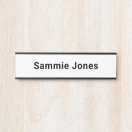 Ändern der Büronamensplatte für Türbenutzer Türschild