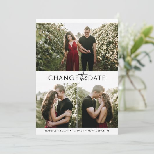 Ändern der Datumskarte mit Fotos (Stehend Vorderseite)