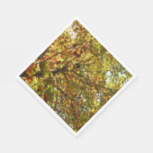 Ändern der Farbe von Ahornbaum Grün und Gold Serviette (Ecke)