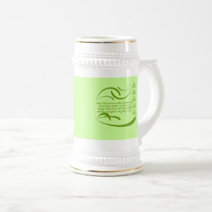 Ändern der Hintergrundfarbe Irish Segen Bierglas