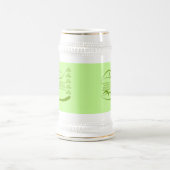 Ändern der Hintergrundfarbe Irish Segen Bierglas (Mittel)
