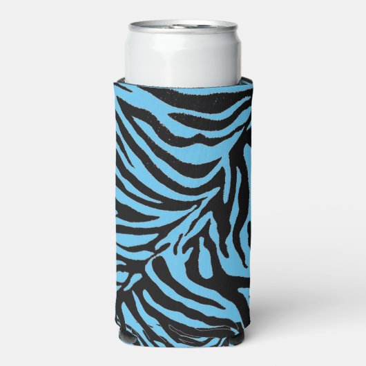 Ändern der Hintergrundfarbe zebra 1 Selters Dosenkühler (Seltzer Vorderseite)