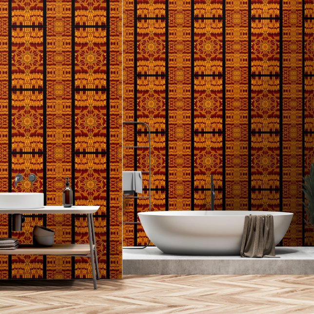 Ändern der Wildblume Tapete (Badezimmer)
