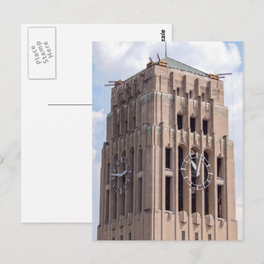 Ändern der Zeiten Postkarte (Vorne/Hinten)