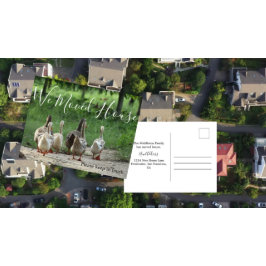 Ändern des Adressspendenzen Fotos Benutzerdefinier Postkarte