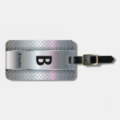 Ändern des anfänglichen Add-Namens (Löschen) Metal Gepäckanhänger (Vorderseite horizontal)