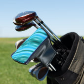 Ändern des anfänglichen Namens Soft Blue Aqua Aqua Golf Headcover (In Situ)