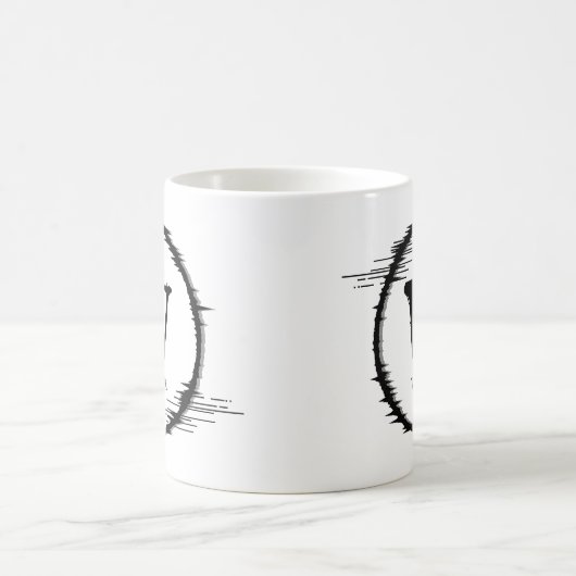 Ändern des anfänglichen Namens verzerrter Kreis U Kaffeetasse (Mittel)