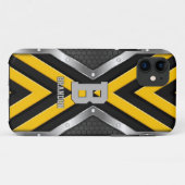 Ändern des anfänglichen Namenszuweises Gelbes Schw Case-Mate iPhone Hülle (Rückseite (Horizontal))