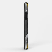 Ändern des anfänglichen Namenszuweises Gelbes Schw Case-Mate iPhone Hülle (Hinten/Rechts)