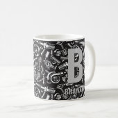 Ändern des Anfangsnamens A B C D E F G Autoteile Kaffeetasse (VorderseiteRechts)