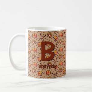 Ändern des Anfangsnamens A B C D E F G Baseball Kaffeetasse
