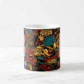 Ändern des Anfangsnamens A B C D E F G Graffiti Kaffeetasse (Mittel)