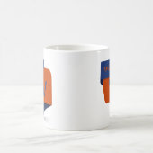 Ändern des Anfangsnamens Blue Orange hinzufügen -  Kaffeetasse (Mittel)