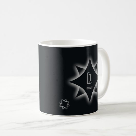 Ändern des Anfangsnamens, des Sternschattenglases Kaffeetasse (VorderseiteRechts)