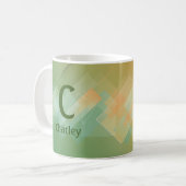 Ändern des Anfangsnamens Grün in Braun A B C D E Kaffeetasse (Vorderseite Links)