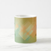 Ändern des Anfangsnamens Grün in Braun A B C D E Kaffeetasse (Mittel)