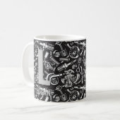 Ändern des Anfangsnamens H I J K L M N Autoteile Kaffeetasse (Vorderseite Links)