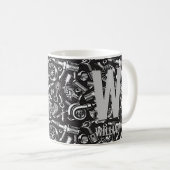 Ändern des Anfangsnamens U V W X Y Z Fahrzeugteile Kaffeetasse (VorderseiteRechts)