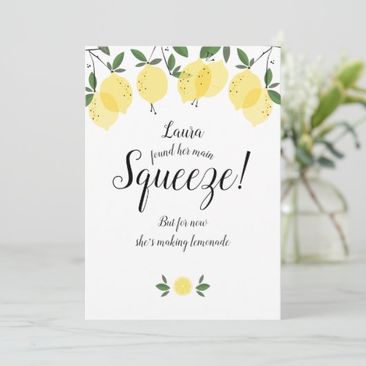 Ändern des Brautparty Zurückgestellte Karte (Stehend Vorderseite)