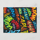 Ändern des Comic-Hochzeitstipendiums Ankündigungspostkarte (Rückseite)