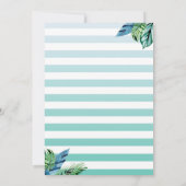 Ändern des Datums Ankündigung Ananas Baby Dusche (Rückseite)