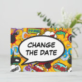 Ändern des Datums, das zeitgemäße Typografie zurüc Save The Date (Stehend Vorderseite)
